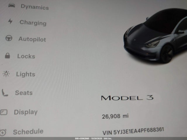 2023 TESLA MODEL 3 5YJ3E1EA4PF688361 Photo 6