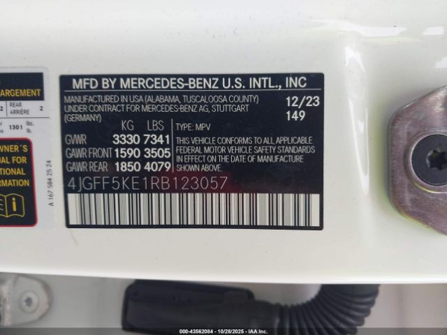 2024 MERCEDES-BENZ GLS 450 4JGFF5KE1RB123057 Photo 8