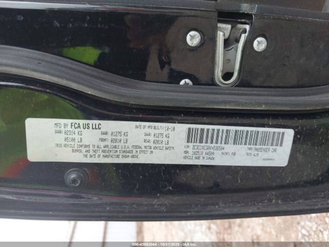 2019 CHRYSLER 300 2C3CCAEG6KH536504 Photo 8