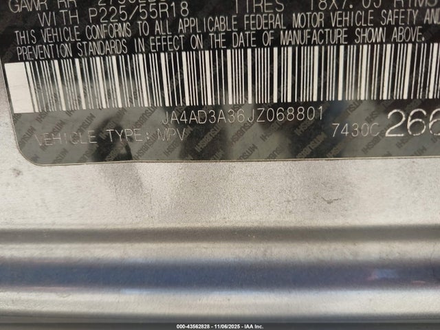 2018 MITSUBISHI OUTLANDER JA4AD3A36JZ068801 Photo 8