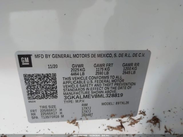 2021 GMC TERRAIN 3GKALMEV8ML328819 Photo 8