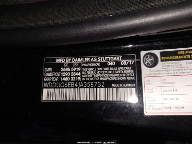 2018 MERCEDES-BENZ S 450 WDDUG6EB4JA358732 Photo 8