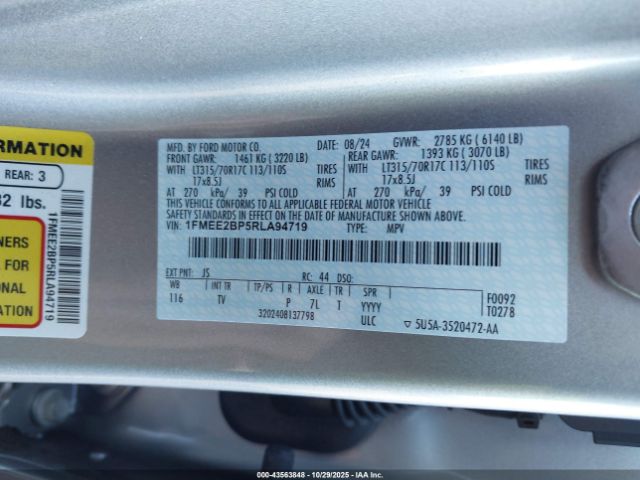 2024 FORD BRONCO 1FMEE2BP5RLA94719 Photo 8