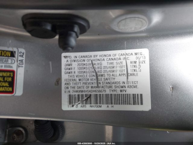 2013 HONDA CR-V 2HKRM4H54DH656679 Photo 8