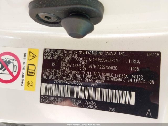 2019 LEXUS RX 450H 2T2BGMCA2KC029861 Photo 8