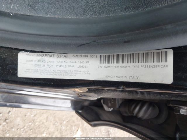 2014 MASERATI GHIBLI ZAM57RTA6E1083876 Photo 8