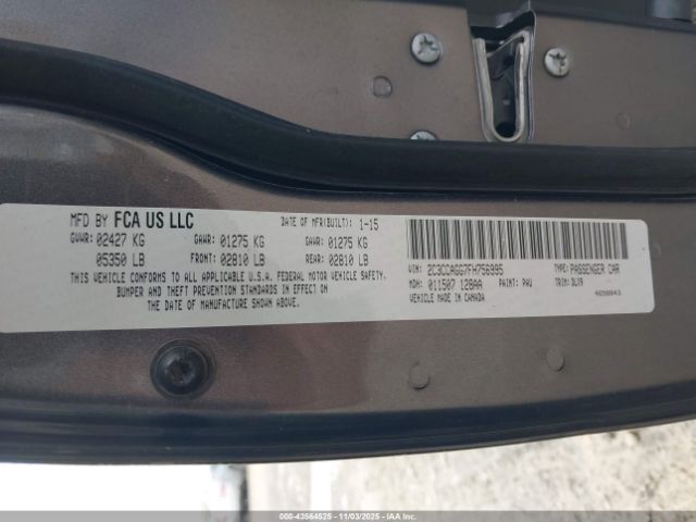 2015 CHRYSLER 300 2C3CCAGG7FH756995 Photo 8