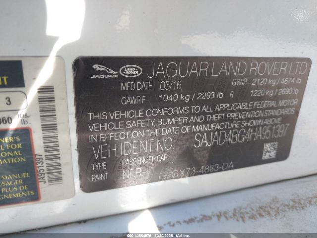 2017 JAGUAR XE SAJAD4BG4HA951397 Photo 8