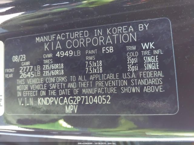 2023 KIA SPORTAGE HYBRID KNDPVCAG2P7104052 Photo 8