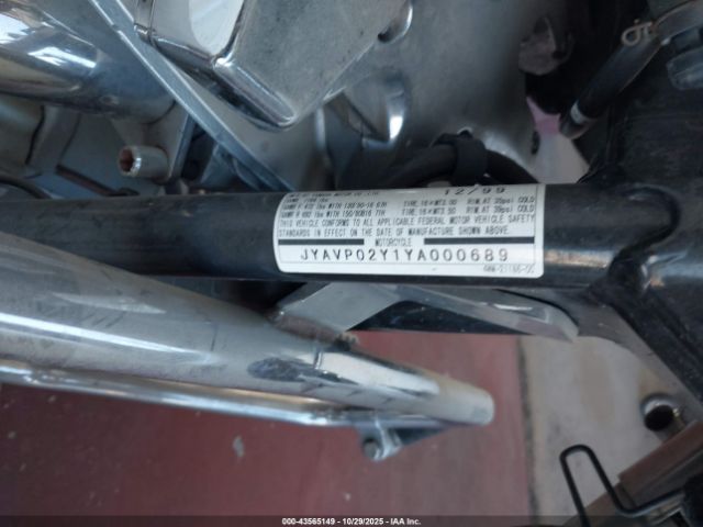 2000 YAMAHA XV1600 JYAVP02Y1YA000689 Photo 9