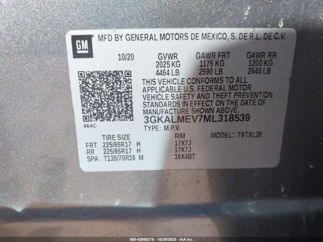 2021 GMC TERRAIN 3GKALMEV7ML318539 Photo 8