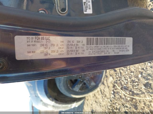 2017 DODGE JOURNEY 3C4PDDGG6HT606818 Photo 8