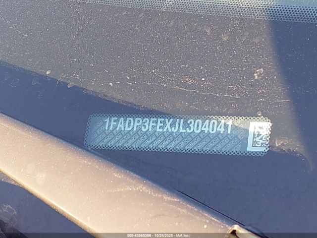 2018 FORD FOCUS 1FADP3FEXJL304041 Photo 8