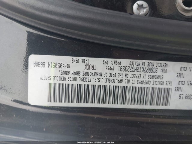 Продажа на аукционе авто 2017 Ram 1500 Express  4x4 5'7 Box, vin: 3C6RR7KT2HG723991, номер лота: 43565400