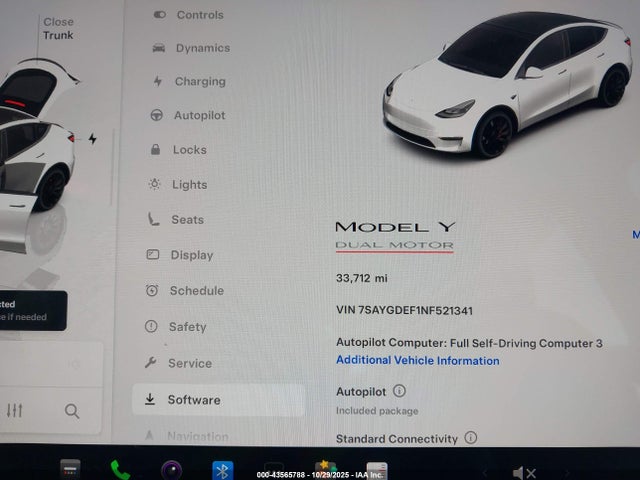 2022 TESLA MODEL Y 7SAYGDEF1NF521341 Photo 6