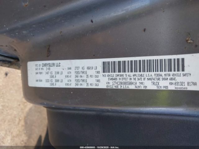 2008 MITSUBISHI RAIDER 1Z7HC28K88S588410 Photo 8