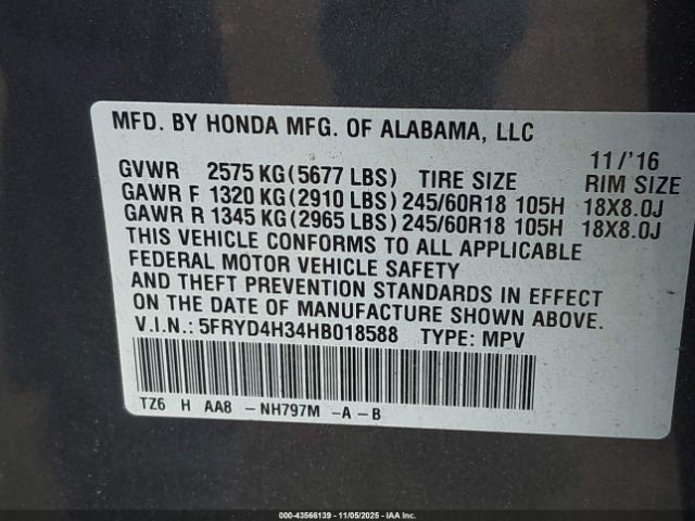 2017 ACURA MDX 5FRYD4H34HB018588 Photo 8