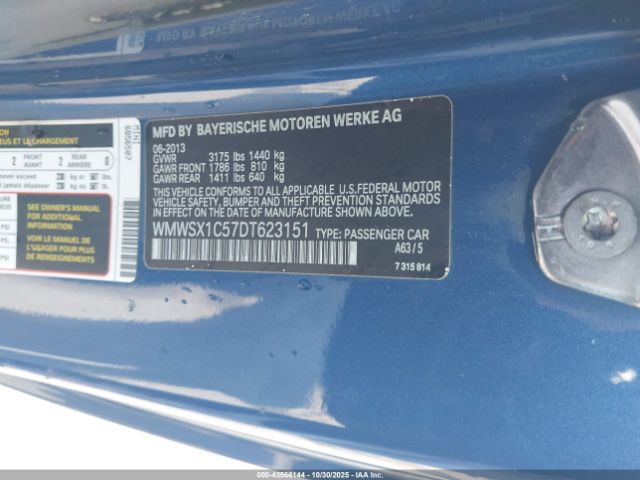 2013 MINI COUPE WMWSX1C57DT623151 Photo 8