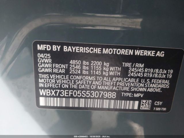 2025 BMW X1 WBX73EF05S5307988 Photo 8
