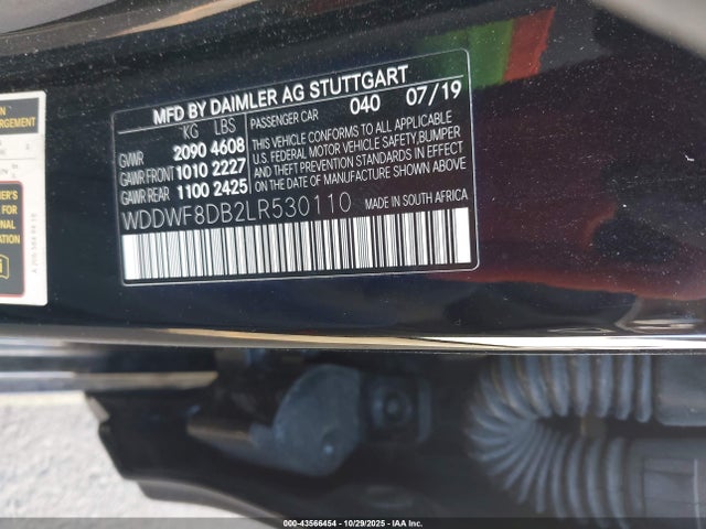 2020 MERCEDES-BENZ C 300 WDDWF8DB2LR530110 Photo 8