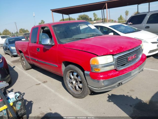 2001 GMC SIERRA 1500 2GTEC19T011266589