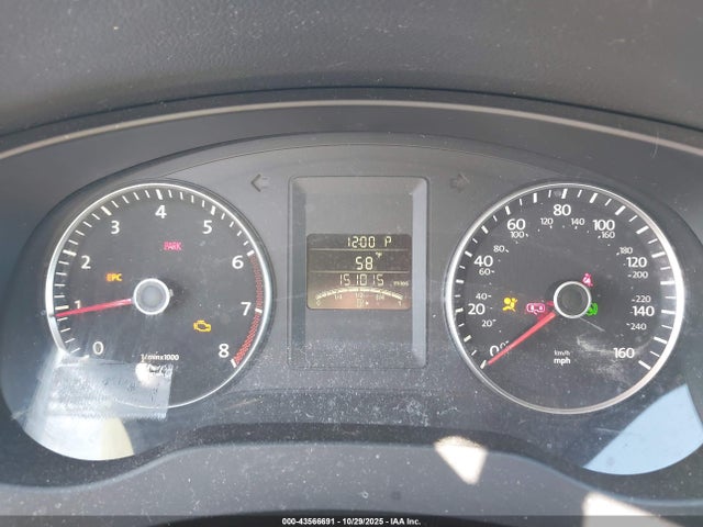 43566691 :رقم المزاد ، 3VWDX7AJXCM357441 vin ، 2012 Volkswagen Jetta 2.5l Se مزاد بيع