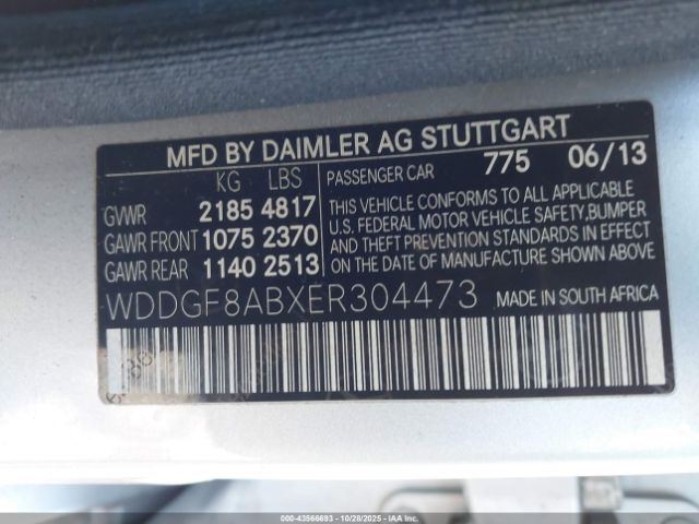 2014 MERCEDES-BENZ C 300 WDDGF8ABXER304473 Photo 8