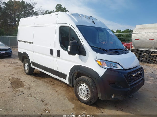 2025 Ram Promaster 2500 Tradesman High Roof 136 Wb W/pass Seat მანქანა იყიდება აუქციონზე, vin: 3C6LRVCG1SE511744, აუქციონის ნომერი: 43566748