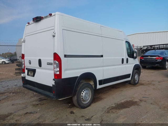 2025 Ram Promaster 2500 Tradesman High Roof 136 Wb W/pass Seat მანქანა იყიდება აუქციონზე, vin: 3C6LRVCG1SE511744, აუქციონის ნომერი: 43566748