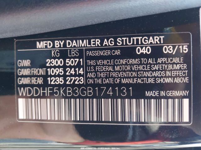 2016 MERCEDES-BENZ E 350 WDDHF5KB3GB174131 Photo 8