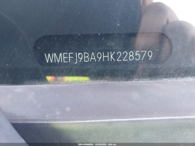 WMEFJ9BA9HK228579 Smart Fortwo Electric Drive Passion