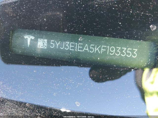 2019 TESLA MODEL 3 5YJ3E1EA5KF193353 Photo 8