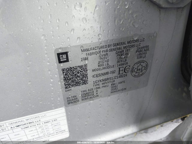 2018 CADILLAC XT5 1GYKNBRS1JZ148224 Photo 8