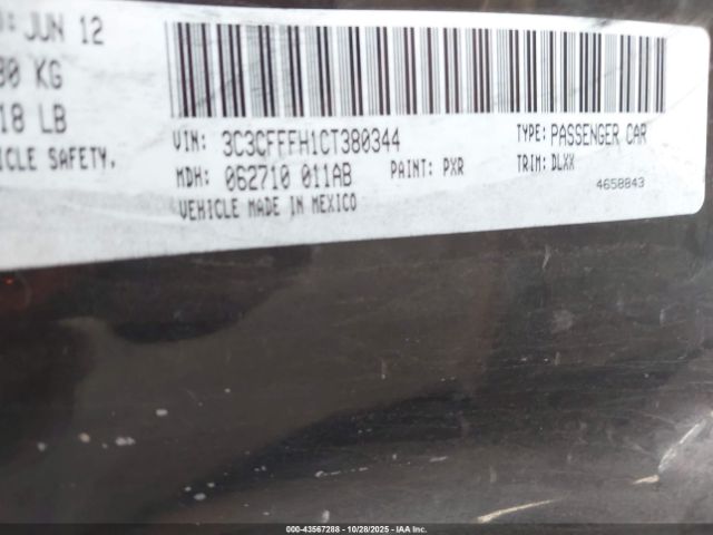 2012 FIAT 500 3C3CFFFH1CT380344 Photo 8