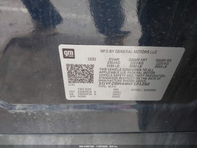 2022 CADILLAC XT4 1GYFZBR44NF101252 Photo 8