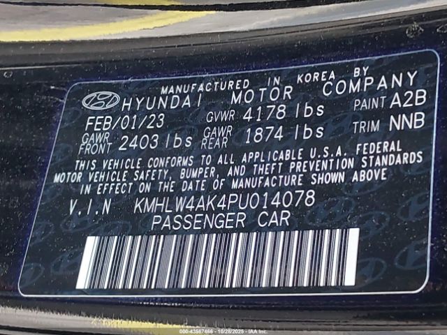2023 HYUNDAI ELANTRA N KMHLW4AK4PU014078 Photo 8