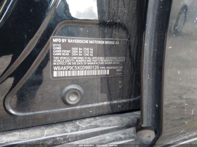 2016 BMW 550I WBAKP9C5XGD980126 Photo 8