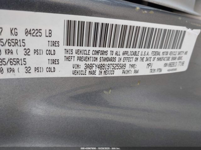 2009 CHRYSLER PT CRUISER 3A8FY48919T525509 Photo 8