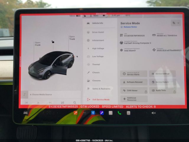 2021 TESLA MODEL 3 5YJ3E1EB7MF965525 Photo 6