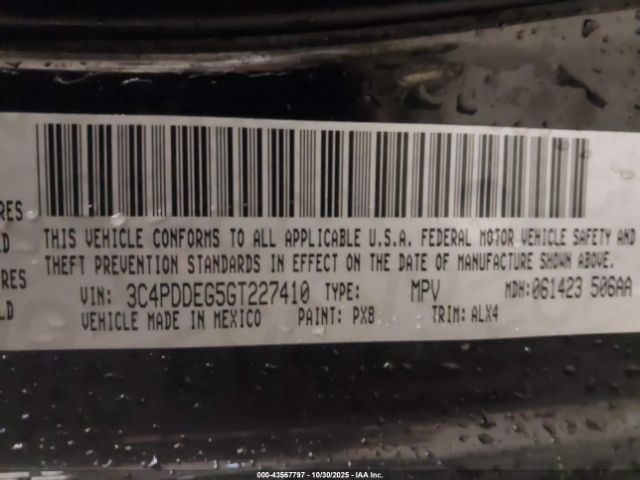 2016 DODGE JOURNEY 3C4PDDEG5GT227410 Photo 8