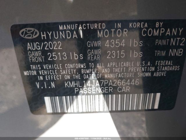 2023 HYUNDAI SONATA KMHL14JA7PA266446 Photo 8