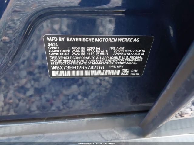 2024 BMW X1 WBX73EF02R5Z42161 Photo 8