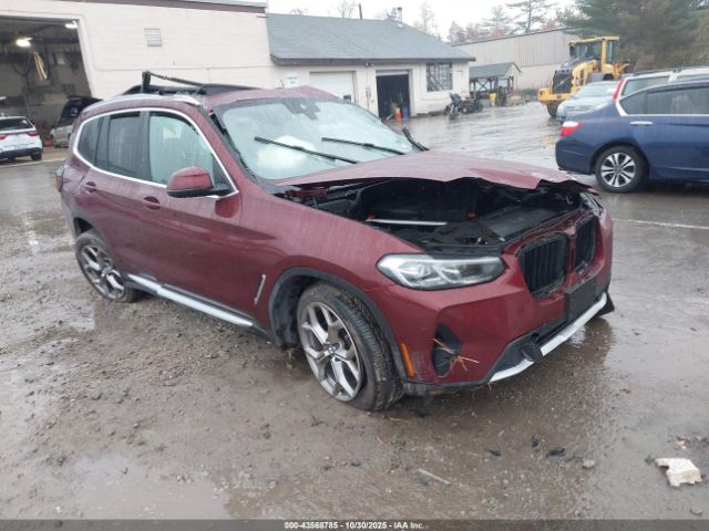 2022 BMW X3 5UX53DP03N9M38331