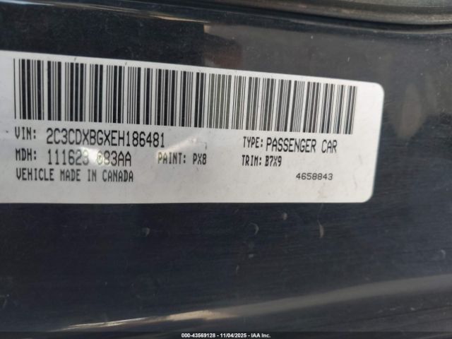 2014 DODGE CHARGER 2C3CDXBGXEH186481 Photo 8