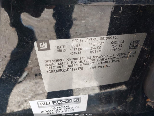 2013 CADILLAC ATS 1G6AA5RX5D0174170 Photo 8