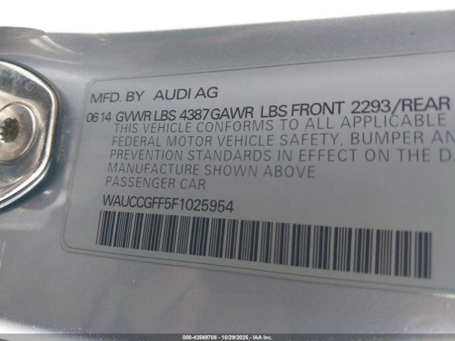 2015 AUDI A3 WAUCCGFF5F1025954 Photo 8