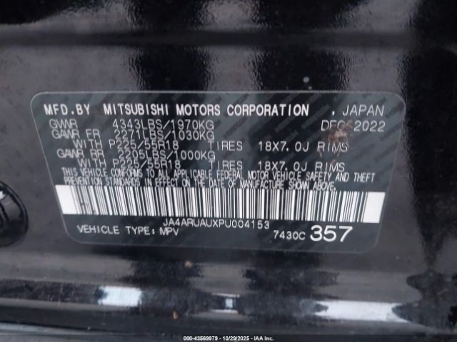 2023 MITSUBISHI OUTLANDER SPORT JA4ARUAUXPU004153 Photo 8