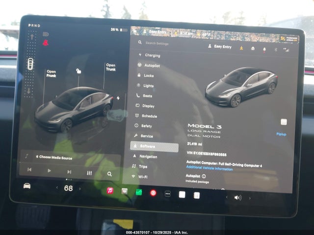 2025 TESLA MODEL 3 5YJ3E1EBXSF893555 Photo 6