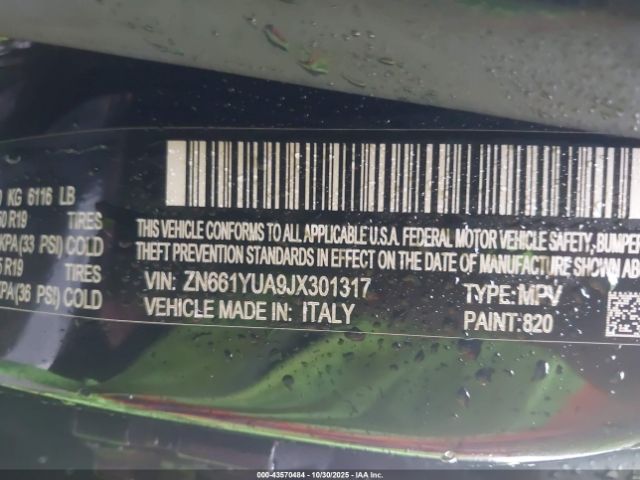 2018 MASERATI LEVANTE ZN661YUA9JX301317 Photo 8