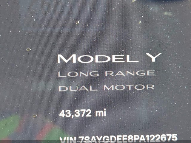 2023 TESLA MODEL Y 7SAYGDEE8PA122675 Photo 6